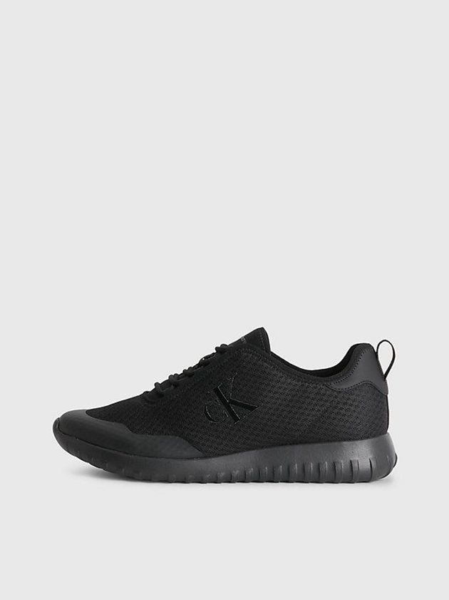 Black Calvin Klein Recycled Mesh Men Sneakers | REMC-59174