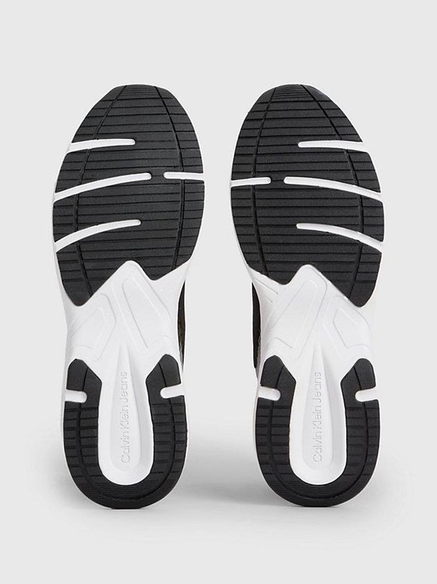 Black Calvin Klein Recycled Mesh Men Sneakers | CNIR-91375