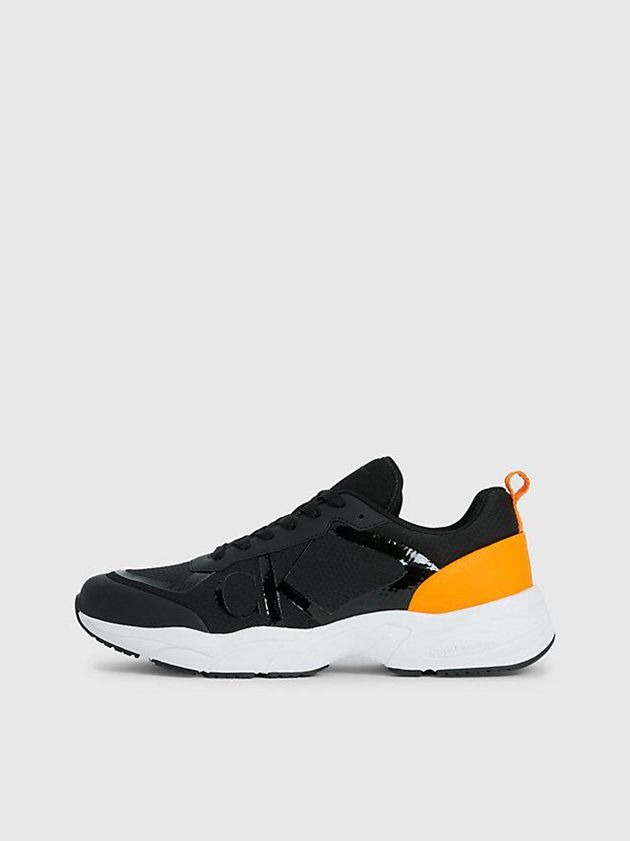 Black Calvin Klein Recycled Mesh Men Sneakers | CNIR-91375