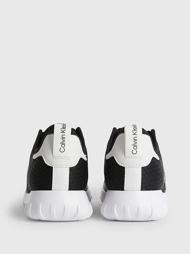 Black Calvin Klein Recycled Mesh Women Sneakers | LWDO-82397