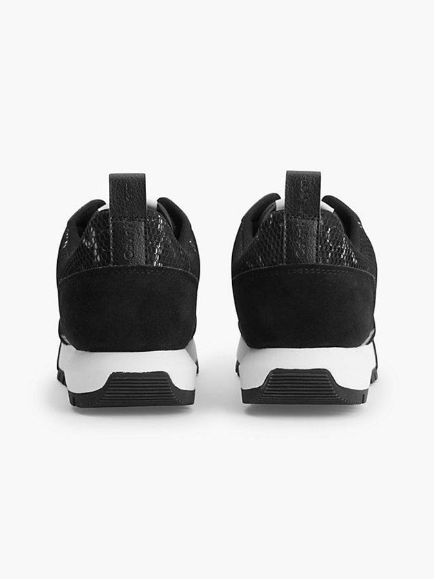 Black Calvin Klein Recycled Mesh Women Sneakers | QAZM-69240
