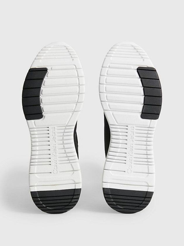 Black Calvin Klein Recycled Mesh Women Sneakers | OYIV-54179