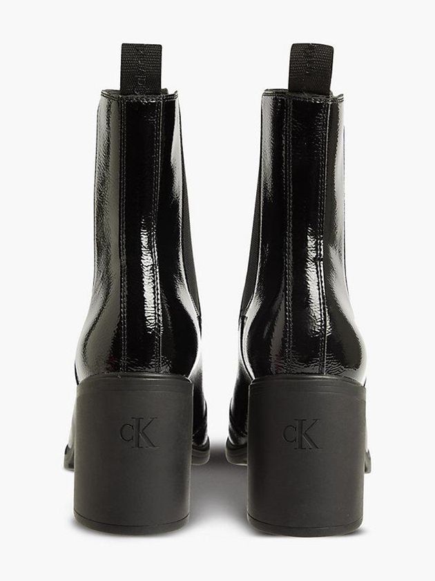 Black Calvin Klein Recycled Naplak Chelsea Women Boots | LBPV-60273
