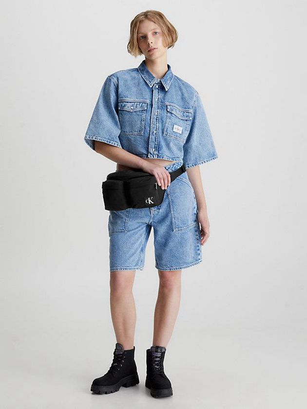 Black Calvin Klein Recycled Nylon Bum Women Bags | LUSR-01328