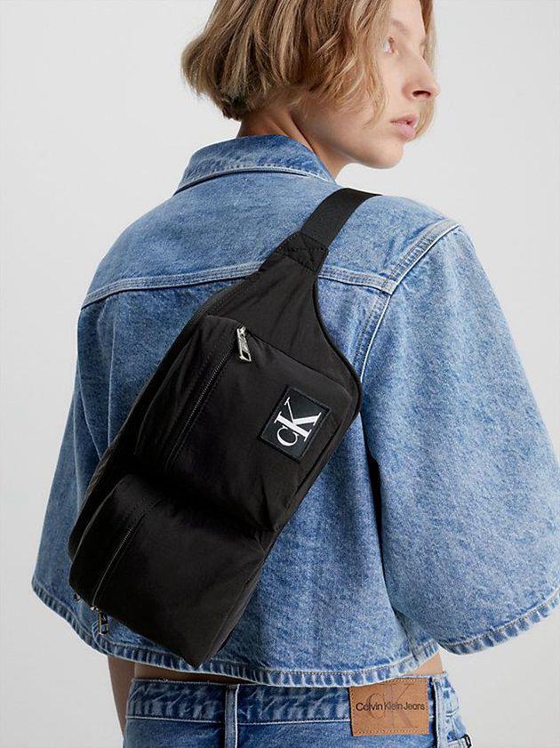 Black Calvin Klein Recycled Nylon Bum Women Bags | LUSR-01328