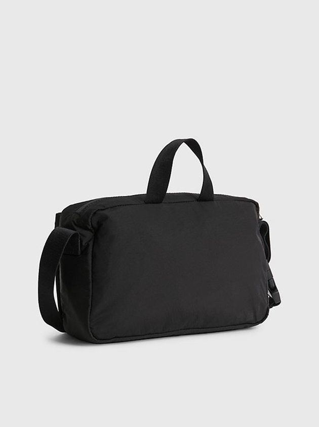 Black Calvin Klein Recycled Nylon Crossbody Women Bags | RUOL-28413