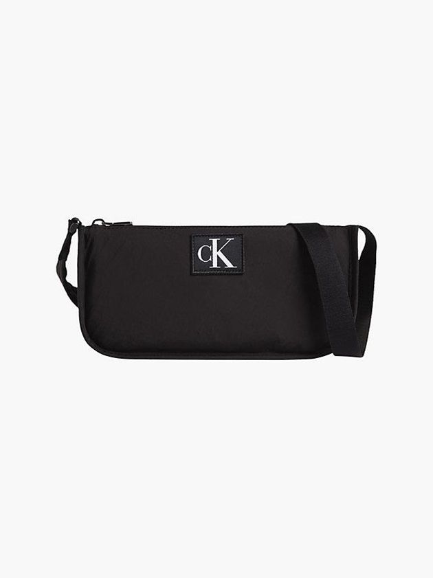 Black Calvin Klein Recycled Nylon Shoulder Women Bags | HXND-79250