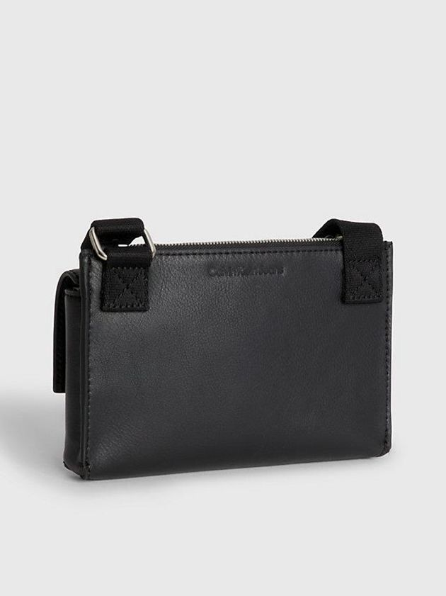 Black Calvin Klein Recycled Phone Crossbody Women Bags | HJGA-26135
