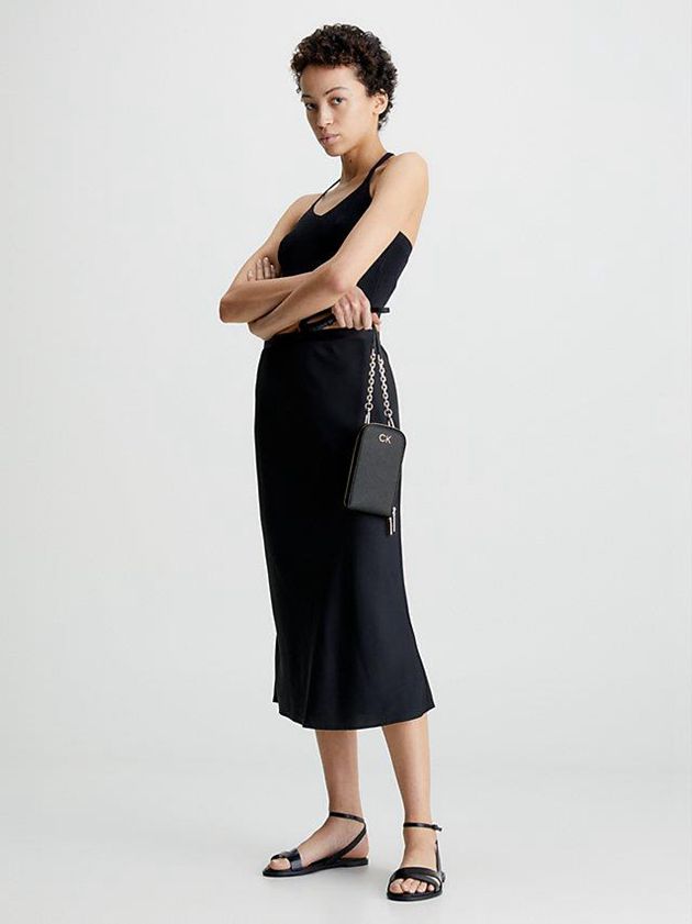 Black Calvin Klein Recycled Phone Women Bags | XOGS-96783