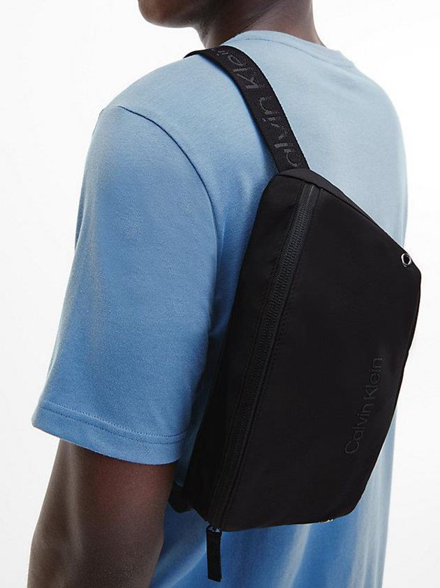Black Calvin Klein Recycled Polyester Bum Women Bags | TVFM-20734