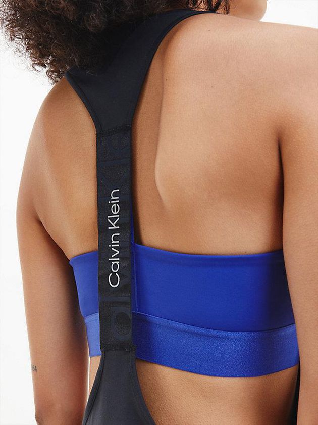 Black Calvin Klein Recycled Polyester Gym Tank Women Top | BWXG-75049