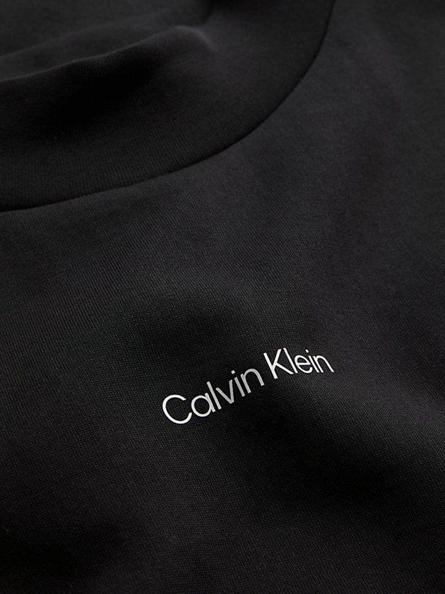 Black Calvin Klein Recycled Polyester Jumper Women Dress | YIHN-68745