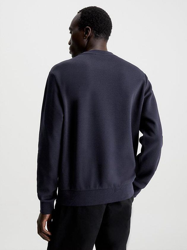 Black Calvin Klein Recycled Polyester Men Sweatshirt | MJWU-56278