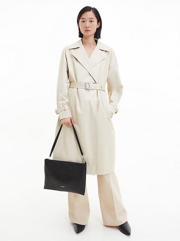 Black Calvin Klein Recycled Pouch Women Bags | XNIU-31702
