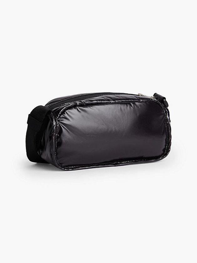 Black Calvin Klein Recycled Puffer Crossbody Women Bags | TMZU-67240