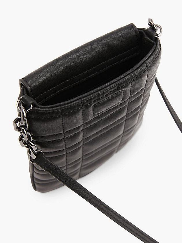 Black Calvin Klein Recycled Quilted Phone Women Bags | CGOB-89531