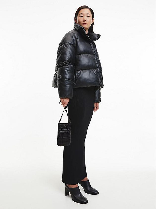 Black Calvin Klein Recycled Quilted Phone Women Bags | CGOB-89531