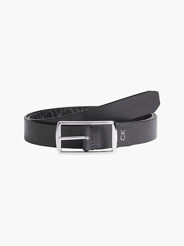 Black Calvin Klein Recycled Reversible Women Belt | FXNO-96058