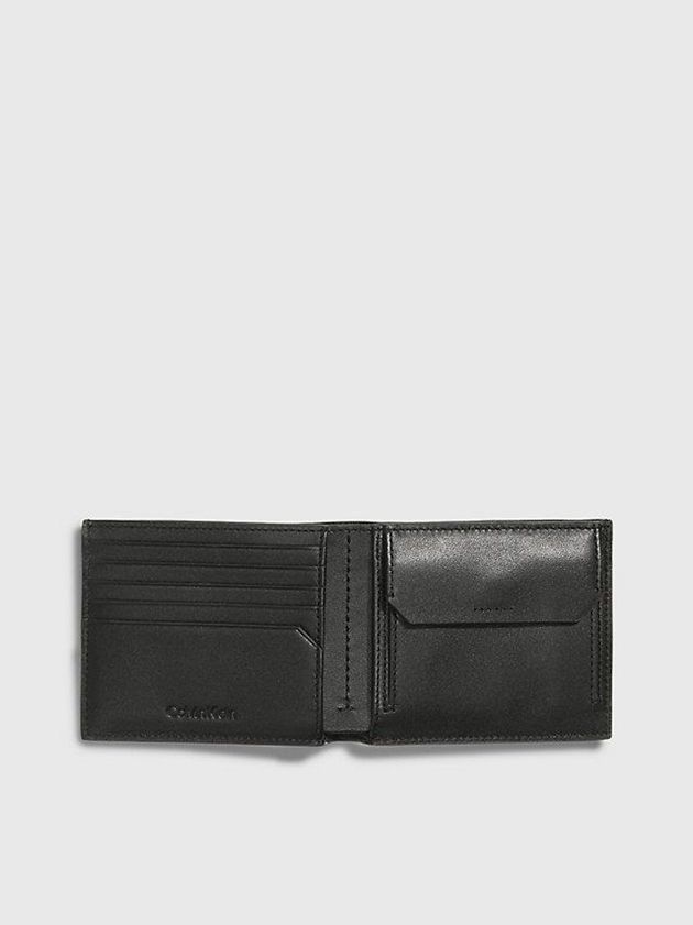 Black Calvin Klein Recycled Rfid Billfold Men Wallet | LFUJ-21976
