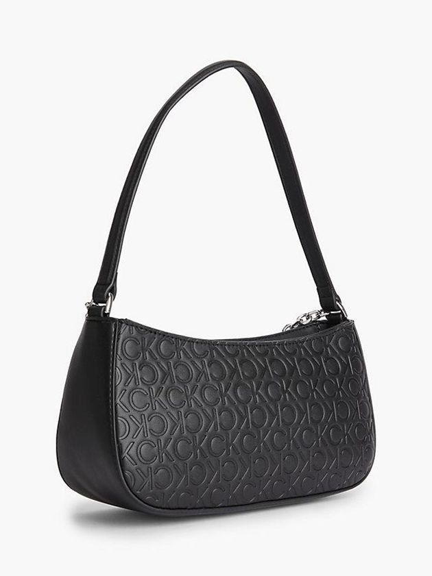 Black Calvin Klein Recycled Shoulder Women Bags | LHZQ-63895