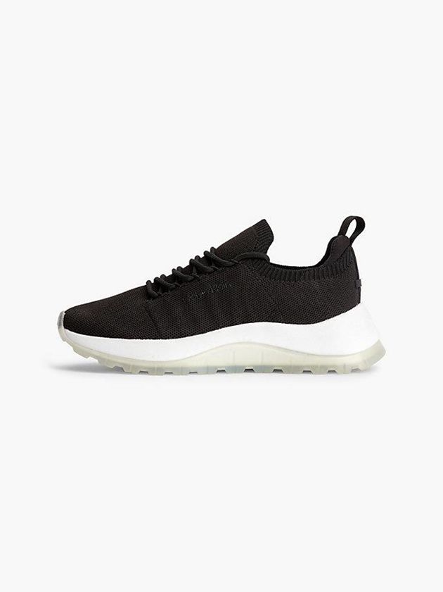 Black Calvin Klein Recycled Sock Women Sneakers | KFBC-80713