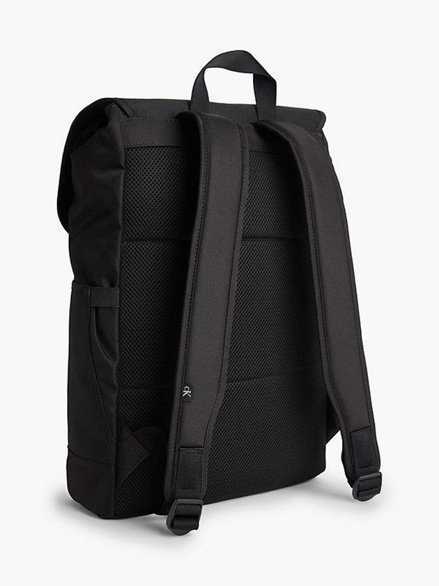 Black Calvin Klein Recycled Square Men Backpack | CDJM-85037