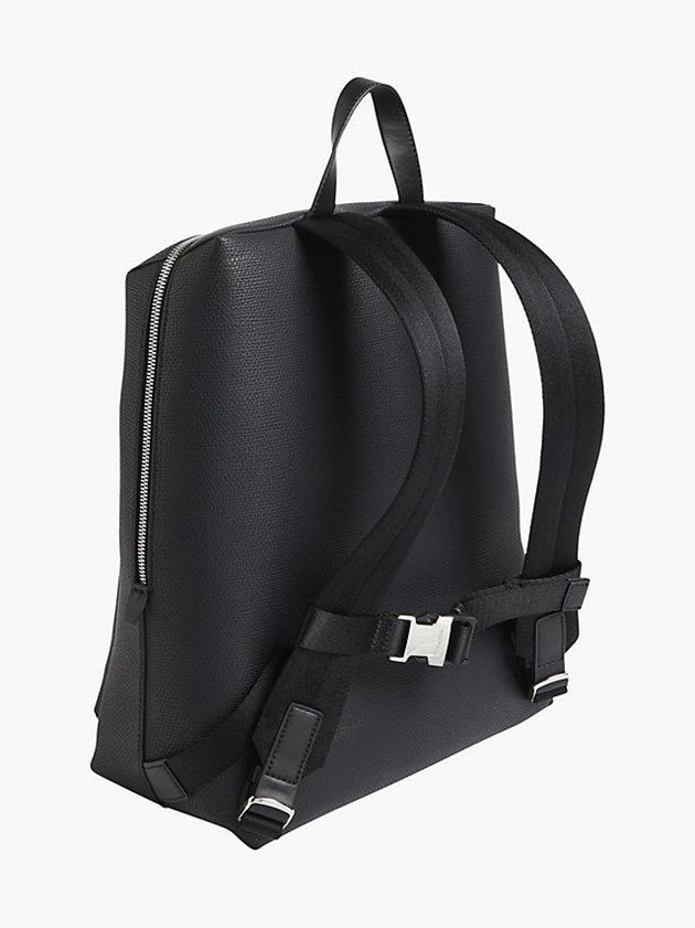 Black Calvin Klein Recycled Square Men Backpack | TRJF-34198