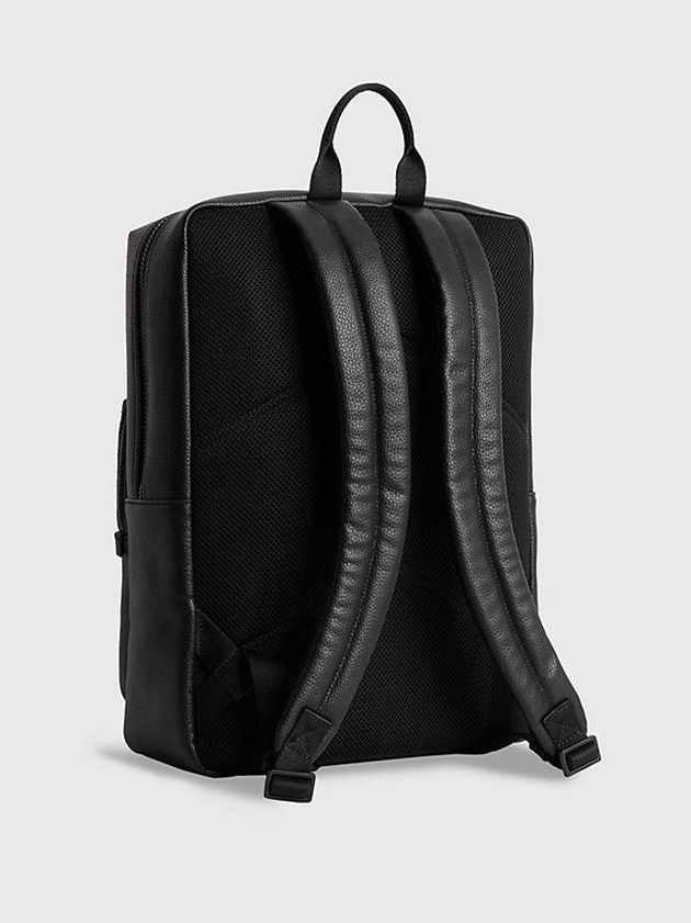 Black Calvin Klein Recycled Square Men Backpack | DXYK-35687