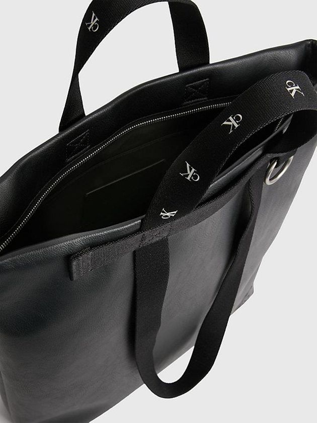 Black Calvin Klein Recycled Tote Women Bags | TVWD-05384
