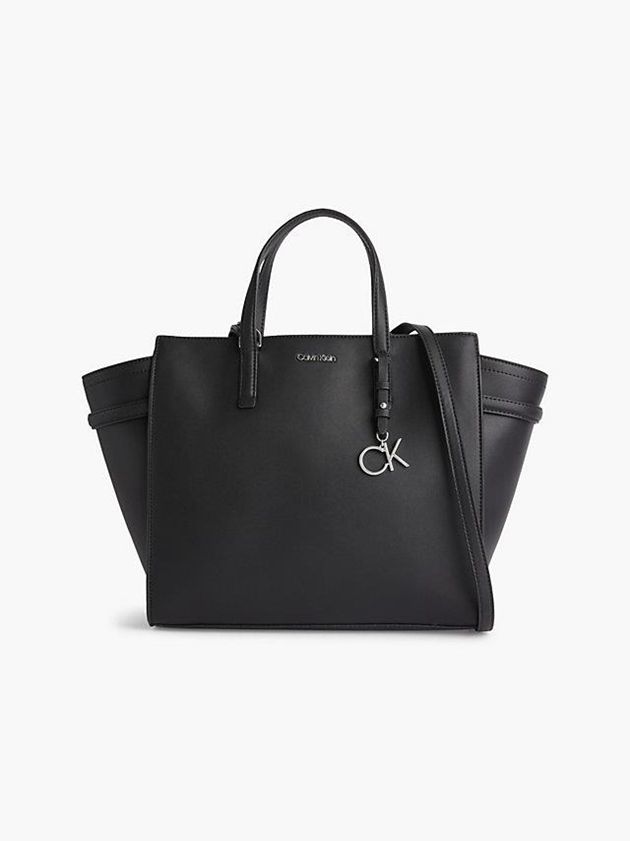 Black Calvin Klein Recycled Tote Women Bags | DWFI-70254