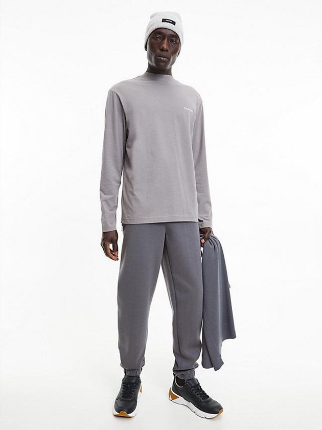 Black Calvin Klein Recycled Vegan Leather Men Sneakers | LZIV-92164