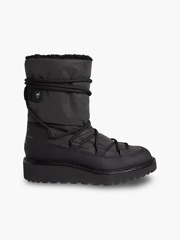 Black Calvin Klein Recycled Women Boots | BLGW-18506