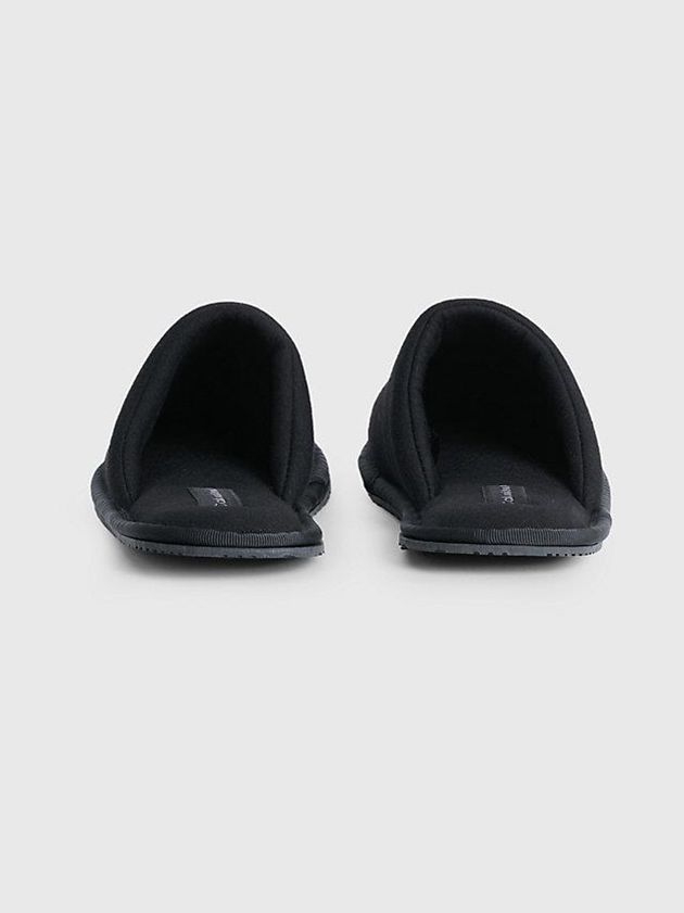 Black Calvin Klein Recycled Women Slippers | JSPR-98654