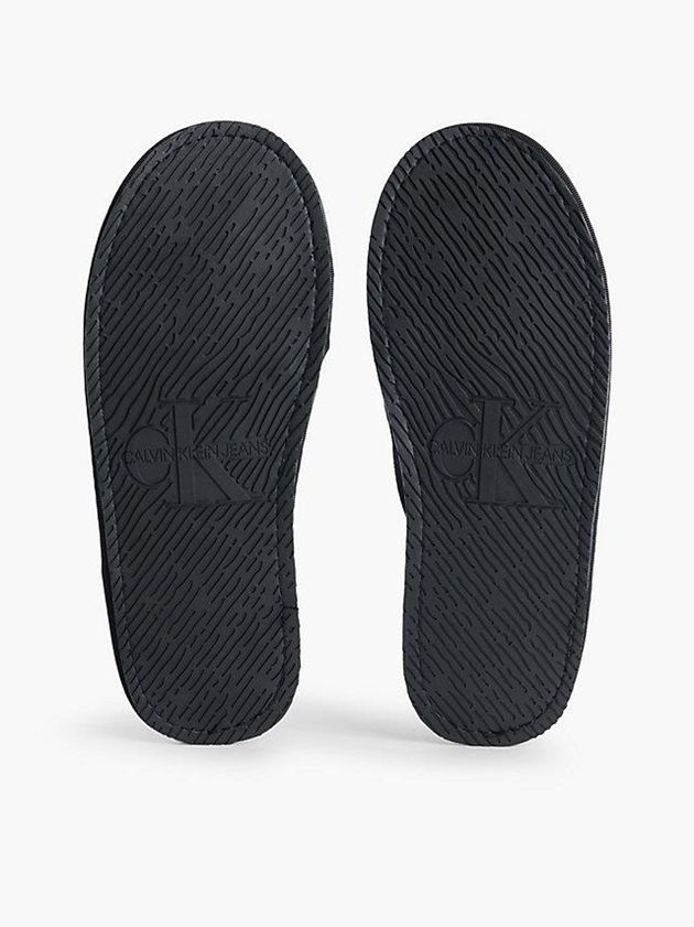 Black Calvin Klein Recycled Women Slippers | JSPR-98654