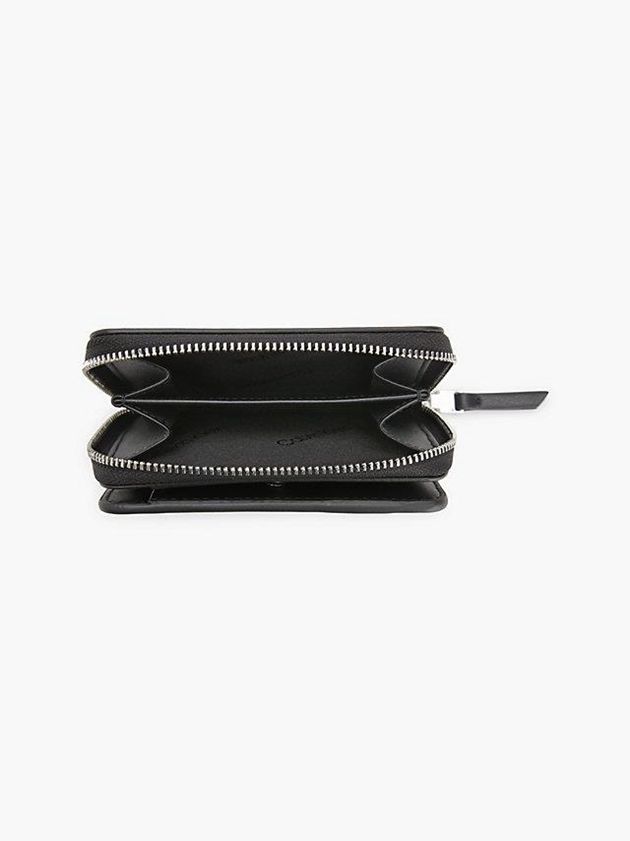 Black Calvin Klein Recycled Zip Around Women Wallet | UGDJ-61025
