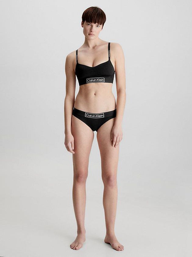 Black Calvin Klein Reimagined Heritage Women Bra | LQYX-36974