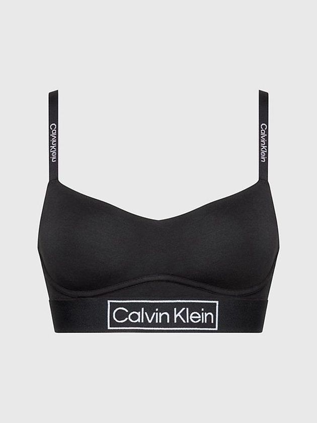 Black Calvin Klein Reimagined Heritage Women Bra | LQYX-36974