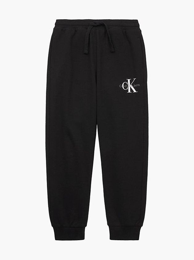 Black Calvin Klein Relaxed Boys's Joggers | LQJN-50379