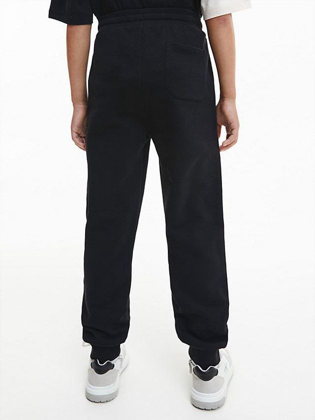 Black Calvin Klein Relaxed Boys's Joggers | LQJN-50379