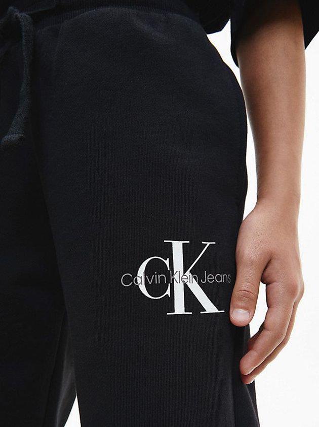 Black Calvin Klein Relaxed Boys's Joggers | LQJN-50379