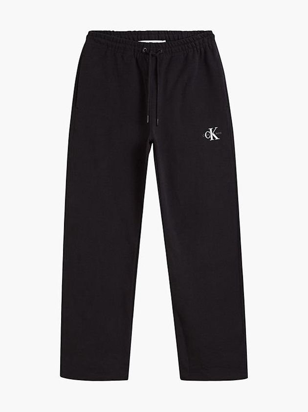 Black Calvin Klein Relaxed Straight Women Joggers | JTXR-53071