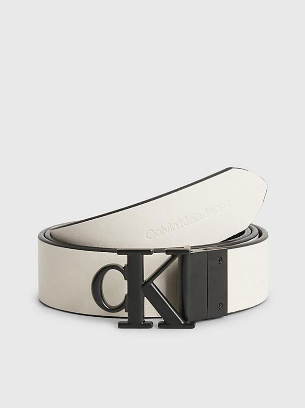 Black Calvin Klein Reversible Leather Logo Women Belt | JWQY-80634