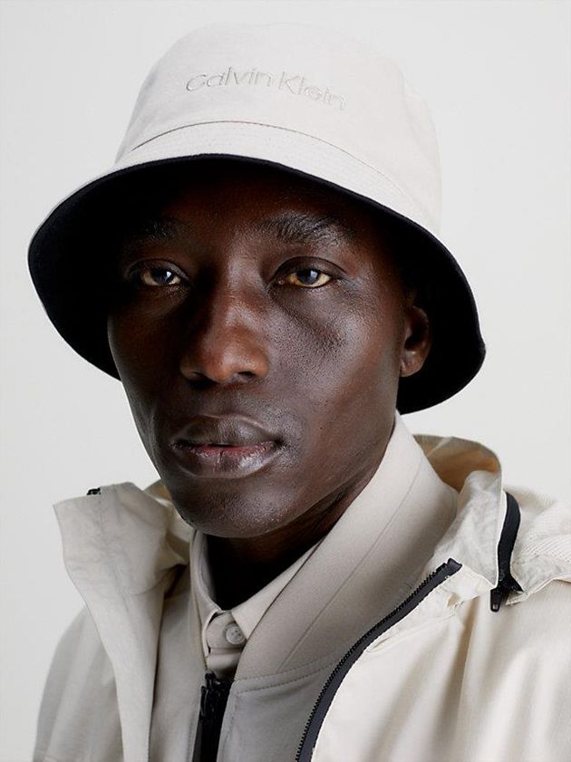 Black Calvin Klein Reversible Organic Cotton Bucket Men Cap | GTNC-05642