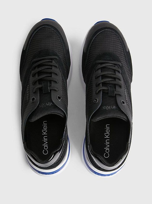 Black Calvin Klein Ripstop Women Sneakers | JYDI-59267