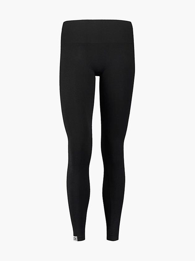 Black Calvin Klein Seamless Women Leggings | GZJH-60238