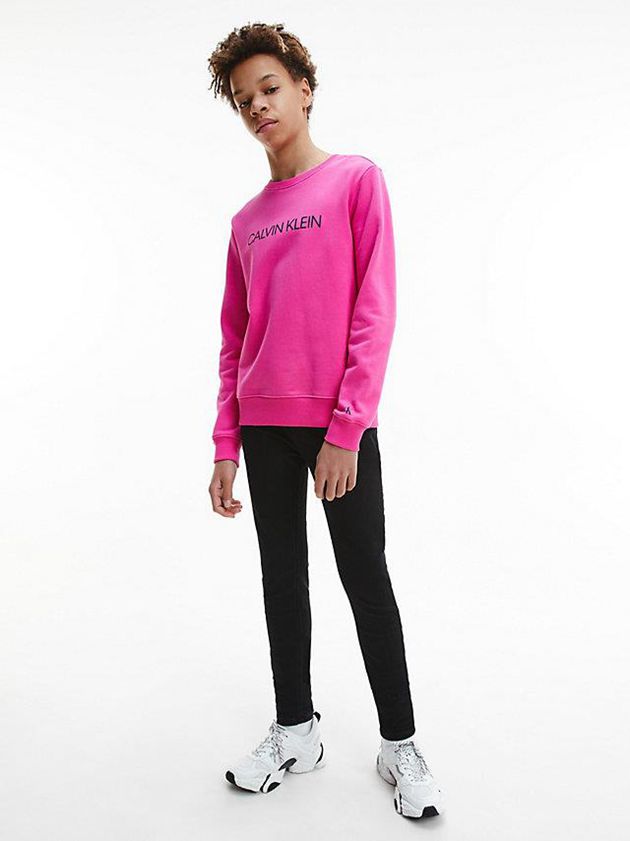 Black Calvin Klein Skinny Boys's Jeans | QOHN-87295