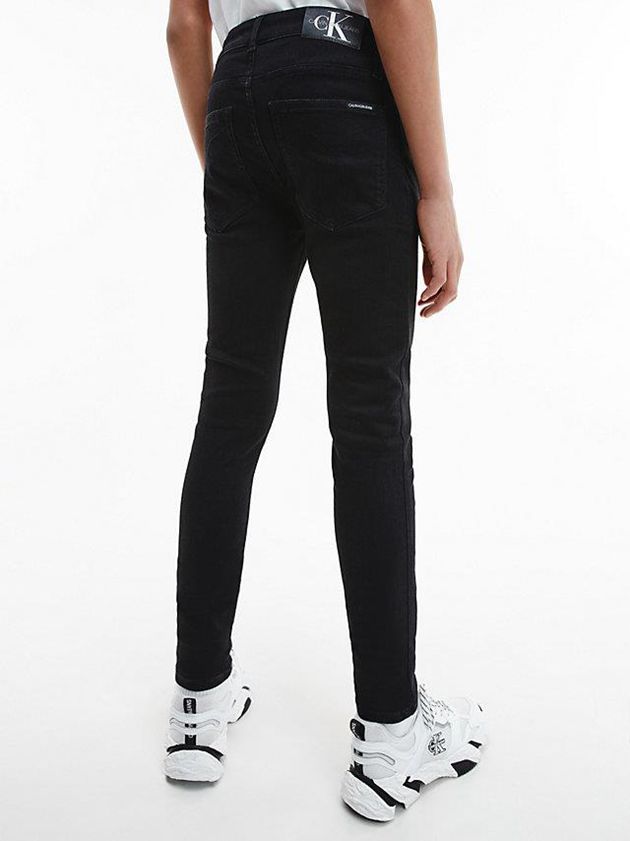 Black Calvin Klein Skinny Boys's Jeans | QOHN-87295