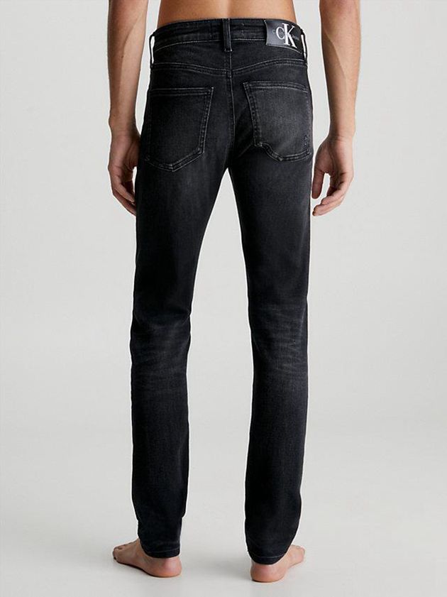 Black Calvin Klein Skinny Men Jeans | HQKS-62391