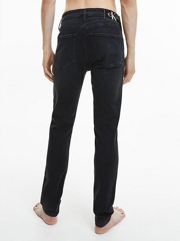 Black Calvin Klein Skinny Men Jeans | LXKP-05284
