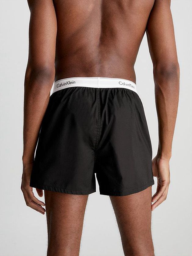 Black Calvin Klein Slim Fit Boxers - Modern Cotton Men Briefs | LFQC-69702